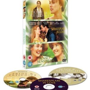 Pride And Prejudice/Sense And Sensibility/Shakespeare In Love DVD (2008) Emma Pre-Owned Region 2