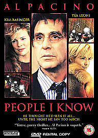 People I Know DVD (2004) Al Pacino, Algrant (DIR) Cert 15 Pre-Owned Region 2