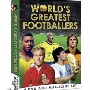 World's Greatest Footballers DVD (2018) Pel? Cert E 4 Discs Pre-Owned Region 2
