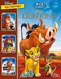 The Lion King Trilogy DVD (2014) Roger Allers Cert U 3 Discs Region 2