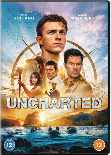 Uncharted DVD (2022) Tom Holland, Fleischer (DIR) Cert 12 Region 2  Brand New