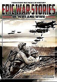 Epic War Stories of WWI and WWII DVD (2015) Charles Sandbach Cert E Region 2  Brand New