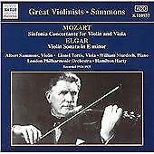 Albert Sammons : Sinfonia Concertante/violin Sonata (Sammons) CD (2003) Pre-Owned