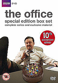 The Office: Complete Series 1 and 2 and the Christmas Specials DVD (2011) Ricky Region 2  Brand New