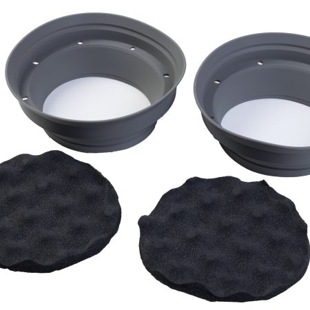 VIBE CAR VAN SHELF DOOR ADJUSTABLE SPEAKER FACE BAFFLE SET INC WAVE DIFFUSER
