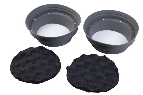 VIBE CAR VAN SHELF DOOR ADJUSTABLE SPEAKER FACE BAFFLE SET INC WAVE DIFFUSER