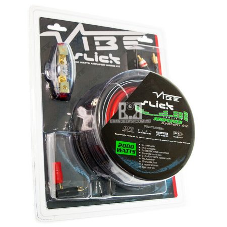 Vibe Slick 2000W Watts 4 Gauge AWG Car Van Amp Amplifier Bass Wiring kit VSAWK4