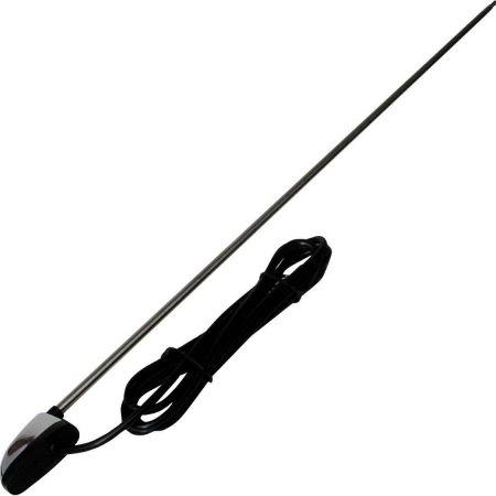 A- PILLAR PANEL CHROME MOUNT AERIAL ANTENNA FOR MOTORHOME CAMPER CAMPERVAN