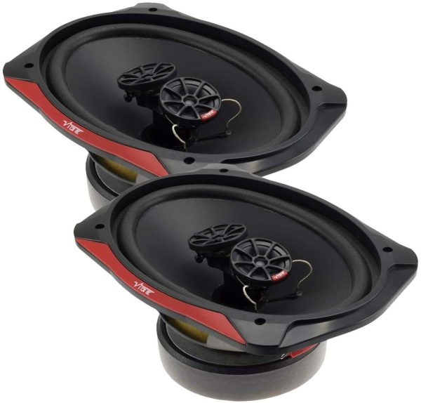 VIBE VAN AUDIO SLICK 693-V7 480W 6"X9" 3WAY TRI-COAXIAL PARCEL SHELF SPEAKERS