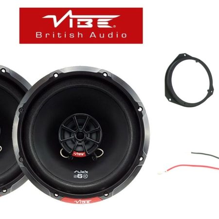 Vibe SLICK6 6.5" 17cm Coaxial Door Speaker for Vauxhall Corsa 2006-14 Front Door