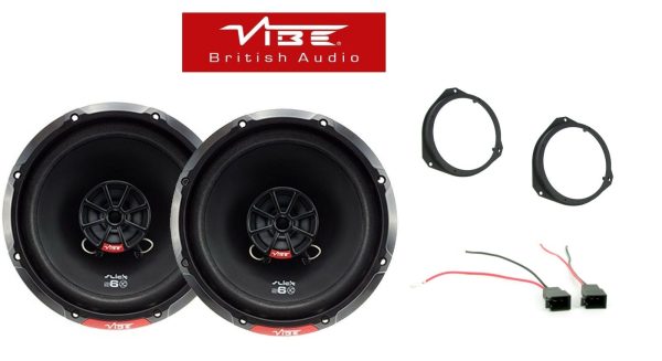 Vibe SLICK6 6.5" 17cm Coaxial Door Speaker for Vauxhall Corsa 2006-14 Front Door