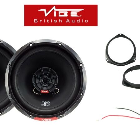 Vibe SLICK6 6.5" 17cm Coaxial Door Speaker for Vauxhall Tigra 94-00 Front Door