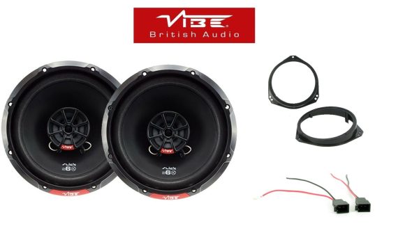 Vibe SLICK6 6.5" 17cm Coaxial Door Speaker for Vauxhall Corsa 93-06 Front Door