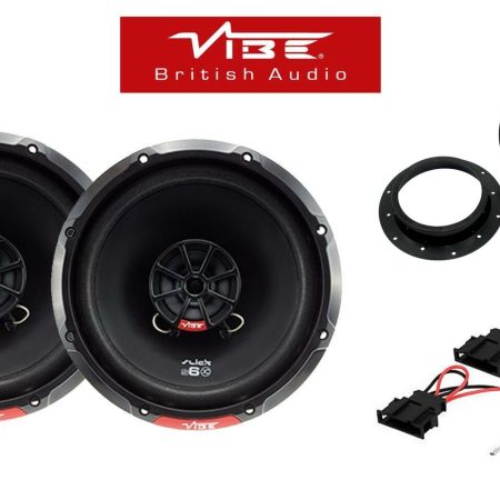 Vibe SLICK 6 480 Watts 2 Way Front Door Car Speaker Kit fits VW T5.1 Transporter