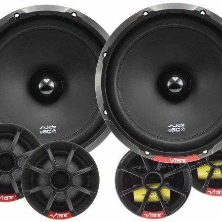 VIBE AUDIO SLICK 6C 540W 6.5" 165MM COMPONENT CAR TWEETER SPEAKERS COMPONENT SET