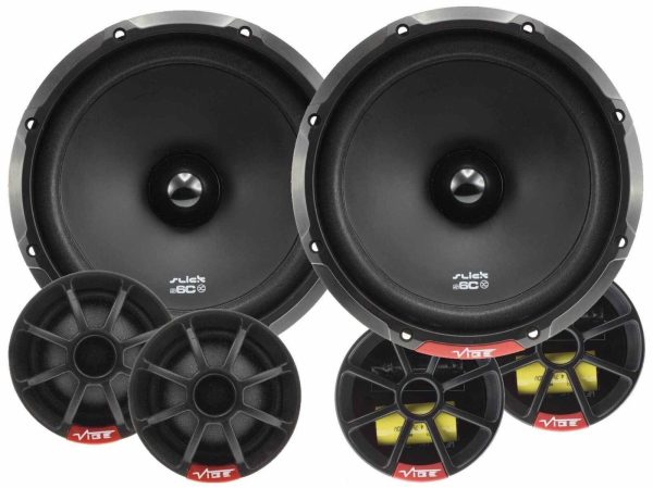 VIBE AUDIO SLICK 6C 540W 6.5" 165MM COMPONENT CAR TWEETER SPEAKERS COMPONENT SET