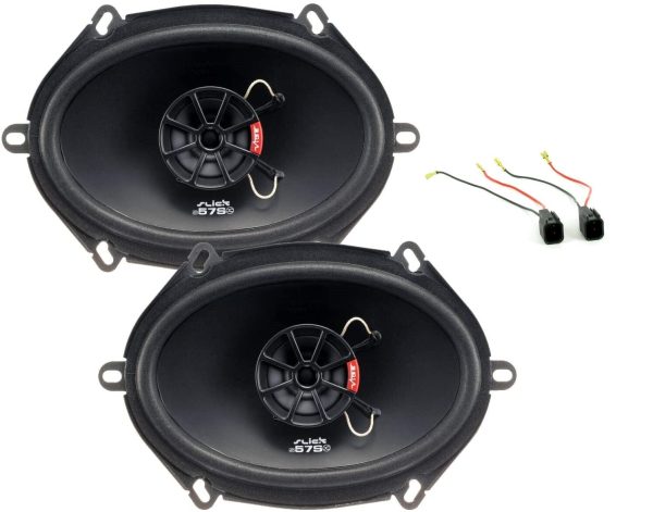 VIBE AUDIO SLICK57 V7 480W 5X7" 130MM CAR VAN DOORS SPEAKERS PAIR FOR FORD KA