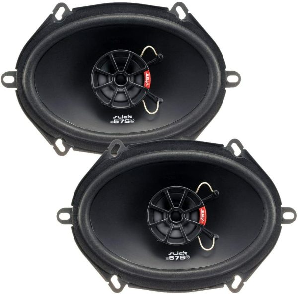VIBE SLICK57 V7 480W 5X7" 130MM CAR SPEAKERS FOR FORD FIESTA MK6 2002-2008