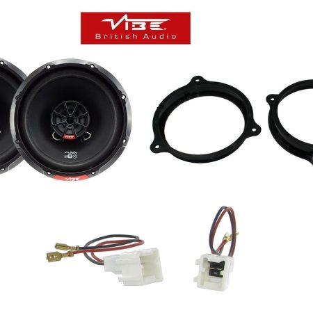 Vibe SLICK6 6.5" 17cm Coaxial Speaker for Nissan Qashqai 07-12 Front & Rear Door
