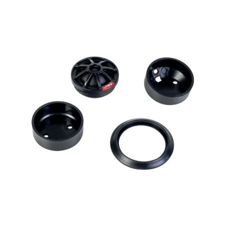 Vibe Slick1-V7 - 2" Silk Dome Car Tweeters In-Line Cross Over 150 Watt Tweeters