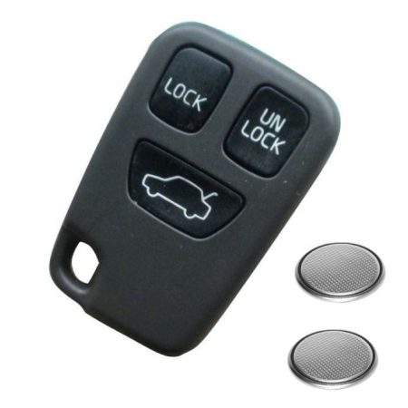 4 BUTTON REMOTE KEY FOB CASE SHELL FOR VOLVO S40 S80 V40 S70 C70 V70 + BATTERY