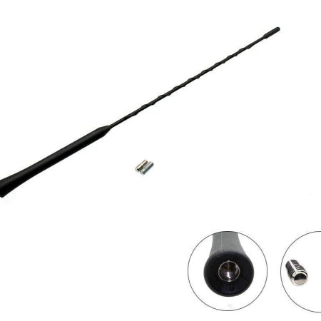 28cm For VW POLO GOLF PASSAT Mast Mount Replacement Car Aerial Antenna Black