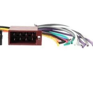 Universal 16 Pin Female ISO Radio Stereo Plug Adaptor Wiring Harness Loom Cable