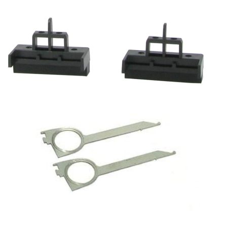 STEREO RADIO FASCIA SURROUND TRIM CT24AU01 + PC5-93 KEYS FITS AUDI A6 97-00