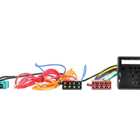 STEREO RADIO WIRING LOOM HARNESS ISO + AERIAL ADAPTER FOR AUDI SEAT SKODA VW