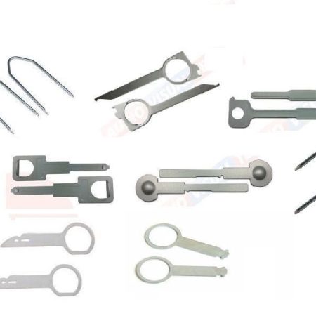 22 PIECE COMPLETE CD RADIO STEREO HEADUNIT REMOVAL RELEASE KEY PIN KIT TOOL SET