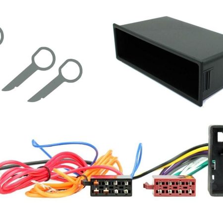 STEREO RADIO SINGLE DIN FACIA KIT ISO WIRING HARNESS LOOM FOR VW POLO 2002-2009