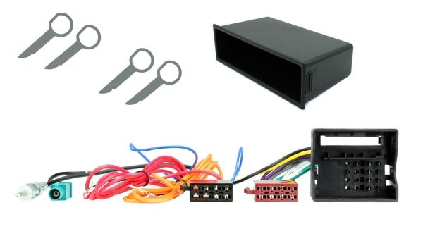 STEREO RADIO SINGLE DIN FACIA KIT ISO WIRING HARNESS LOOM FOR VW POLO 2002-2009
