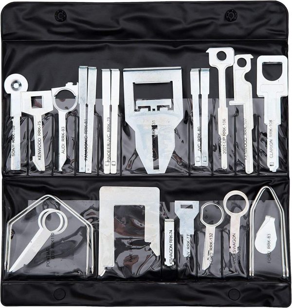 36 PCS CD RADIO STEREO HEAD UNIT REMOVAL RELEASE KEY TOOL SET FOR TOYOTA CITROEN