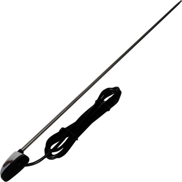 Telescopic Stainless Steel 3 Piece Pillar Mount AM/FM Car Aerial Antenna RMA202