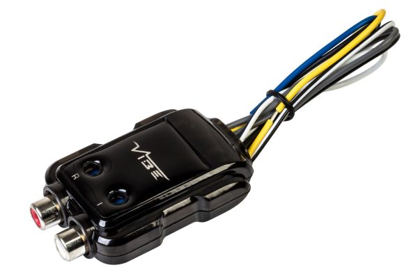 Vibe LOC2-V5 Car 2 Channel Speaker Wire To 2 Low Level RCA Output Line Convertor
