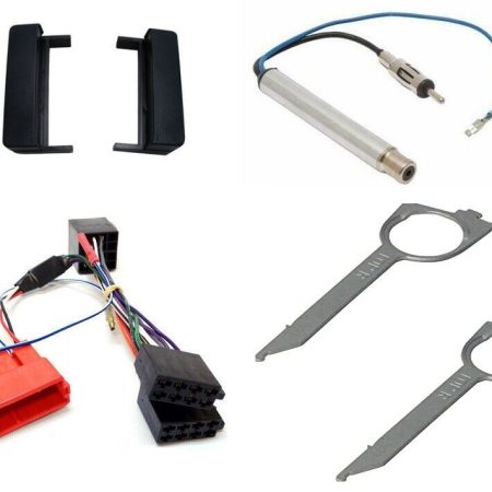 STEREO RADIO SINGLE DIN FACIA SURROUND PANEL FULL KIT FITS AUDI A2 A3 A4 A6