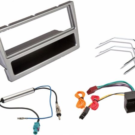 Stereo Silver Fascia Wiring Aerial Adaptor Kit For Vauxhall Corsa C 2004-2006
