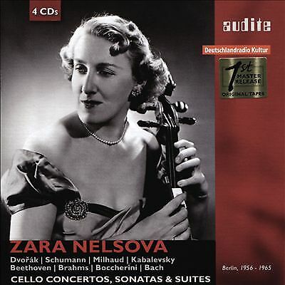 Zara Nelsova : Zara Nelsova: Cello Concertos, Sonatas & Suites CD 4 discs