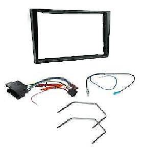 STEREO RADIO DOUBLE DIN FASCIA PANEL CT24VX35 BLACK KIT FITS VAUXHALL ASTRA H