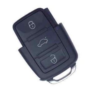 3 BUTTON KEY CASE REPLACEMENT FOB SHELL FOR VW VOLKSWAGEN SEAT SKODA