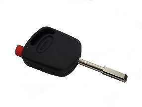 UNCUT KEY BLANK BRAND NEW TRANSPONDER HOUSING RED FITS FORD