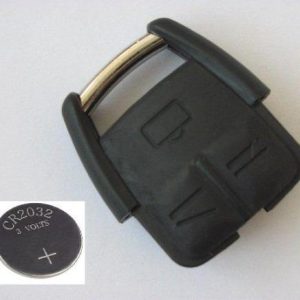 3 BUTTON REMOTE FOB KEY CASE + BATTERY FOR VAUXHALL ASTRA