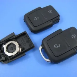 2 BUTTON REMOTE FLIP KEY FOB CASE SHELL FITS VOLKSWAGEN VW TRANSPORTER