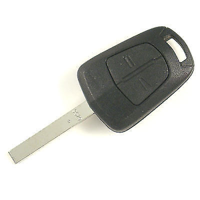 2 BUTTON REMOTE KEY CASE NEW BLADE FITS VAUXHALL ASTRA CORSA