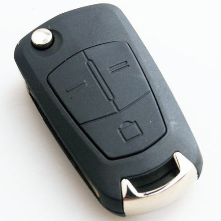 3 BUTTON FLIP REMOTE KEY CASE FOB NEW BLADE FOR VAUXHALL SIGNUM