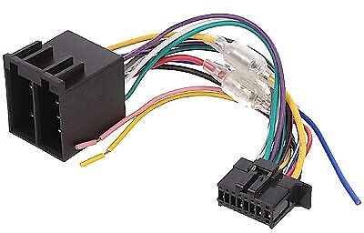 16 PIN TO ISO RADIO HEADUNIT REPLACEMENT ADAPTOR HARNESS LOOM FITS PIONEER