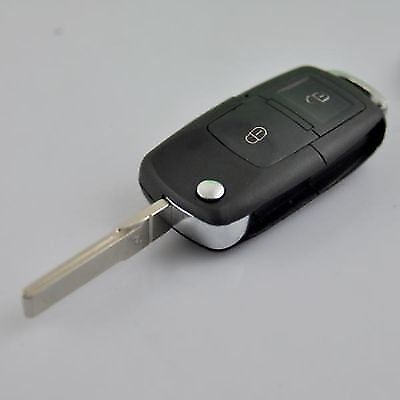 2 BUTTON REMOTE KEY FOB CASE + KEY HEAD FOR SEAT ALHAMBRA