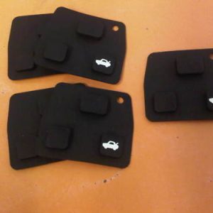 5 x FOR TOYOTA 2 & 3 BUTTON REMOTE KEY FOB RUBBER BUTTONS