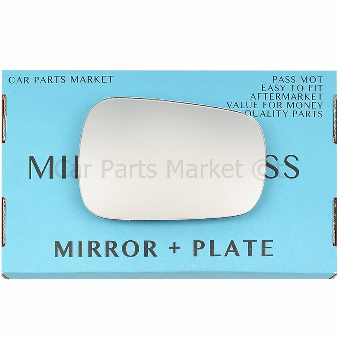 For Ford Fusion 02-05 Right Driver Side Wing Door Mirror Glass with Plate