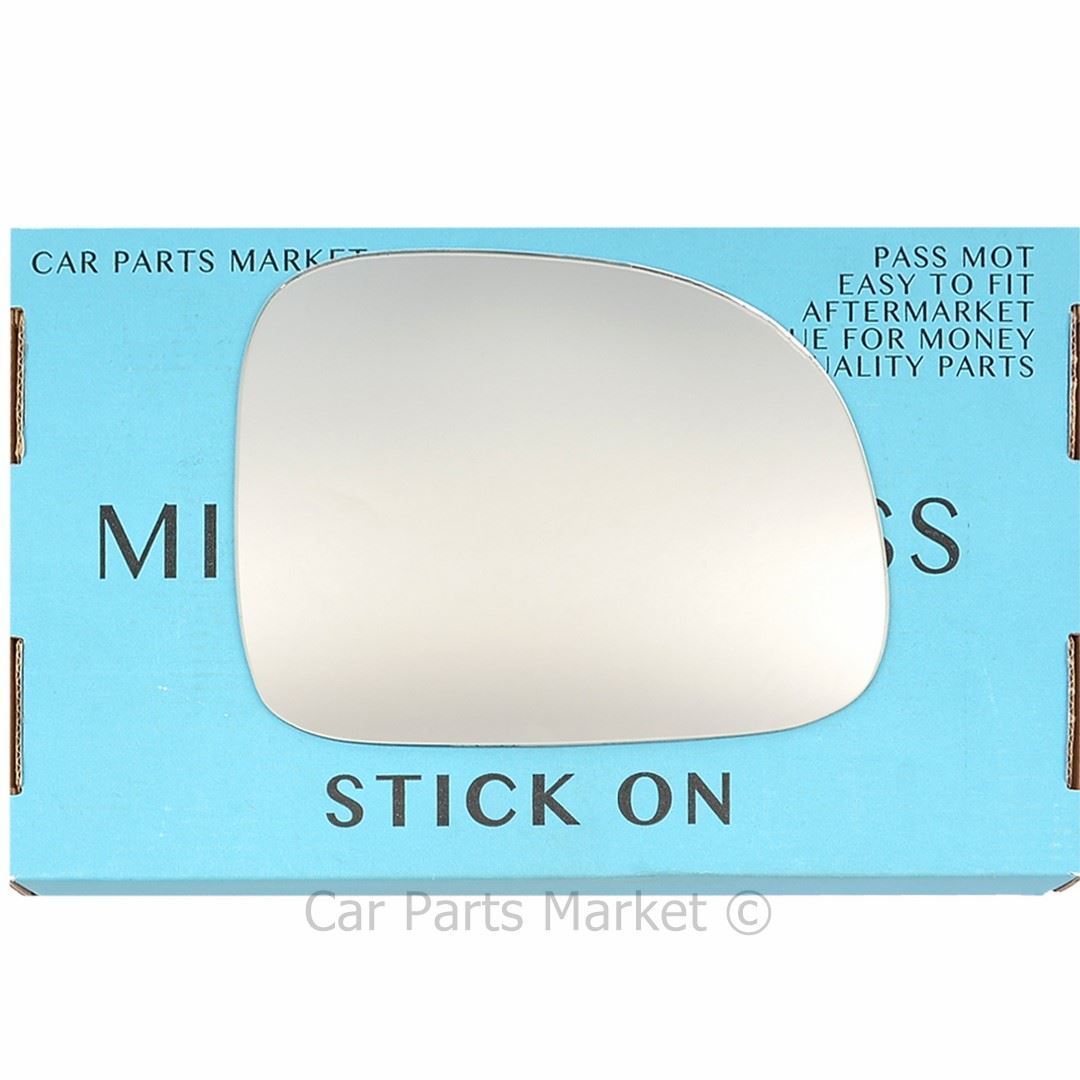 For Fiat 500L 2012-23 Right Driver Side Flat Wing Mirror Glass